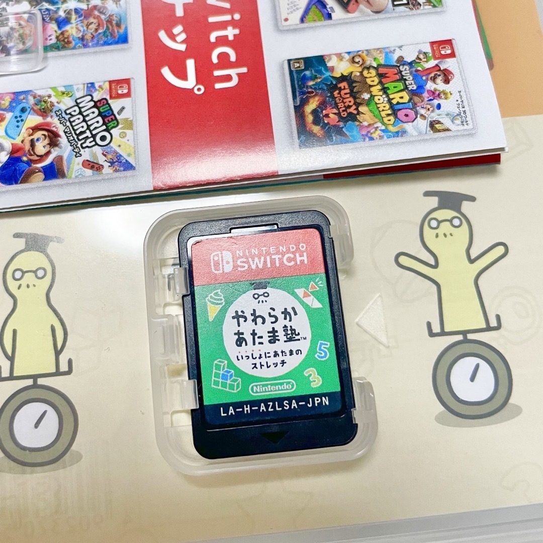 Nintendo Switch(ニンテンドースイッチ)のやわらかあたま塾 いっしょにあたまのストレッチ エンタメ/ホビーのゲームソフト/ゲーム機本体(家庭用ゲームソフト)の商品写真