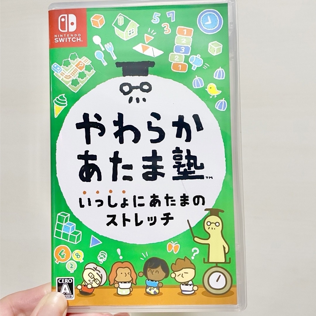 Nintendo Switch(ニンテンドースイッチ)のやわらかあたま塾 いっしょにあたまのストレッチ エンタメ/ホビーのゲームソフト/ゲーム機本体(家庭用ゲームソフト)の商品写真