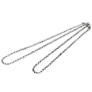 Chrome Hearts - クロムハーツ CHROME HEARTS ■ 【 NECKCHAIN R18 】 ロール チェーン シルバー ネックレス 31245