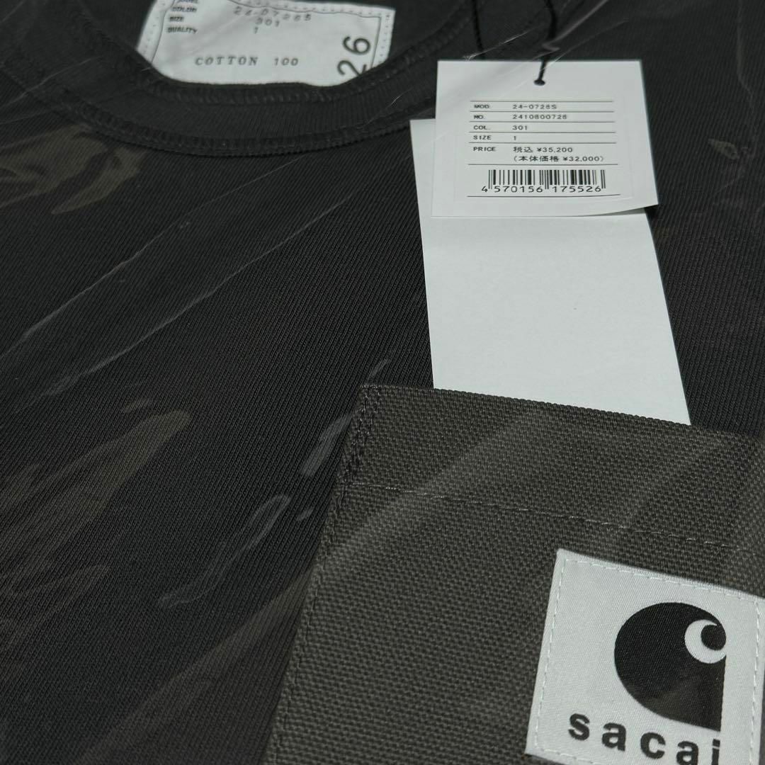 carhartt(カーハート)のsacai Carhartt WIP L/S T-Shirt 24SS 1 メンズのトップス(Tシャツ/カットソー(七分/長袖))の商品写真