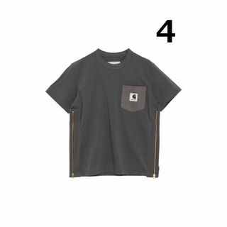 カーハート(carhartt)の未使用 sacai Carhartt WIP T-Shirt 4 グレー(Tシャツ/カットソー(半袖/袖なし))