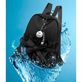 ミニ リュック ブラック 黒 レディース バッグ オシャレ シンプル 軽量(リュック/バックパック)