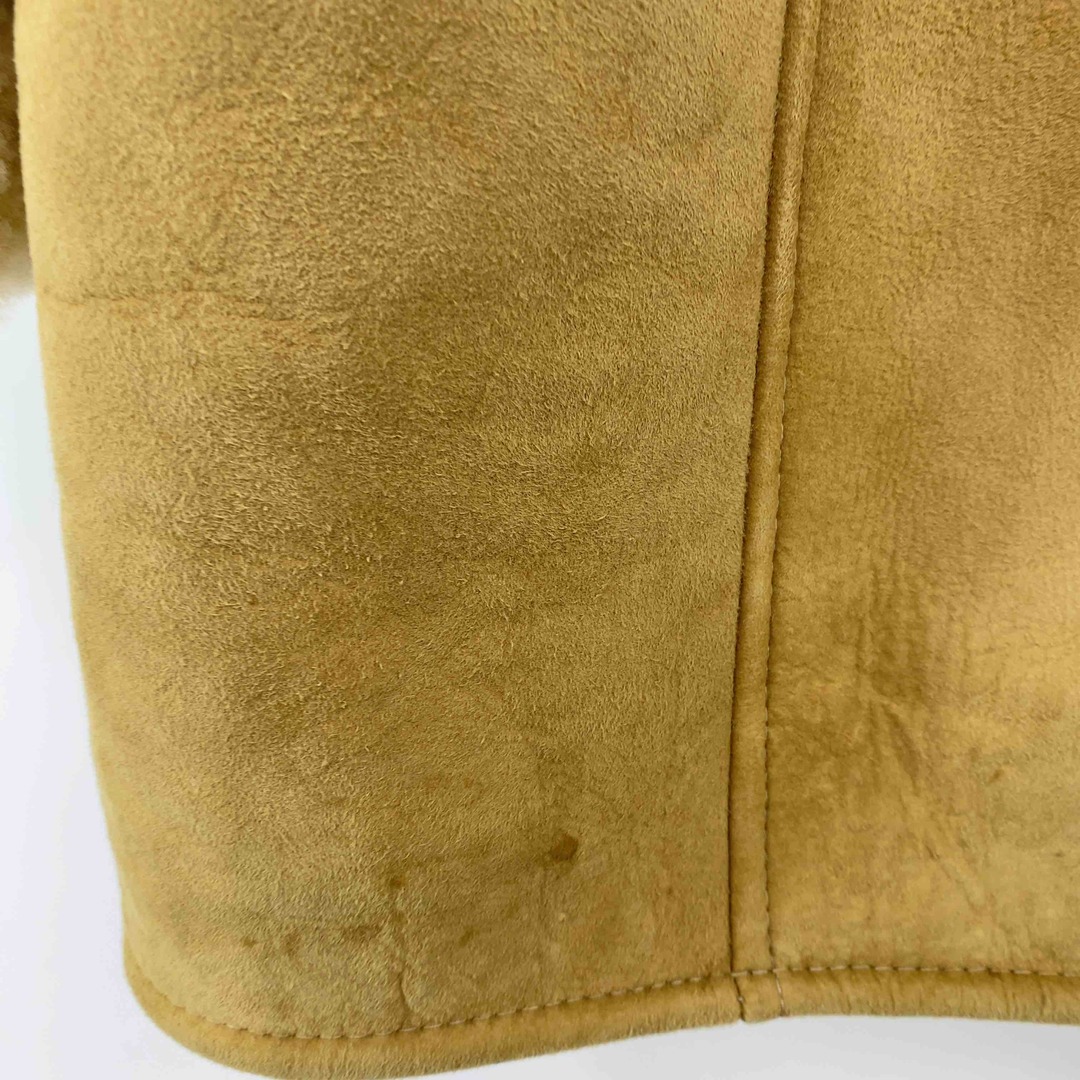 Knight Tailors Ltd ナイトテイラー メンズ レザージャケット ムートンコート ベージュ メンズのジャケット/アウター(レザージャケット)の商品写真