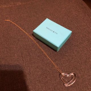 ティファニー(Tiffany & Co.)のTiffany クリスタル オープンハート・ネックレス(ネックレス)
