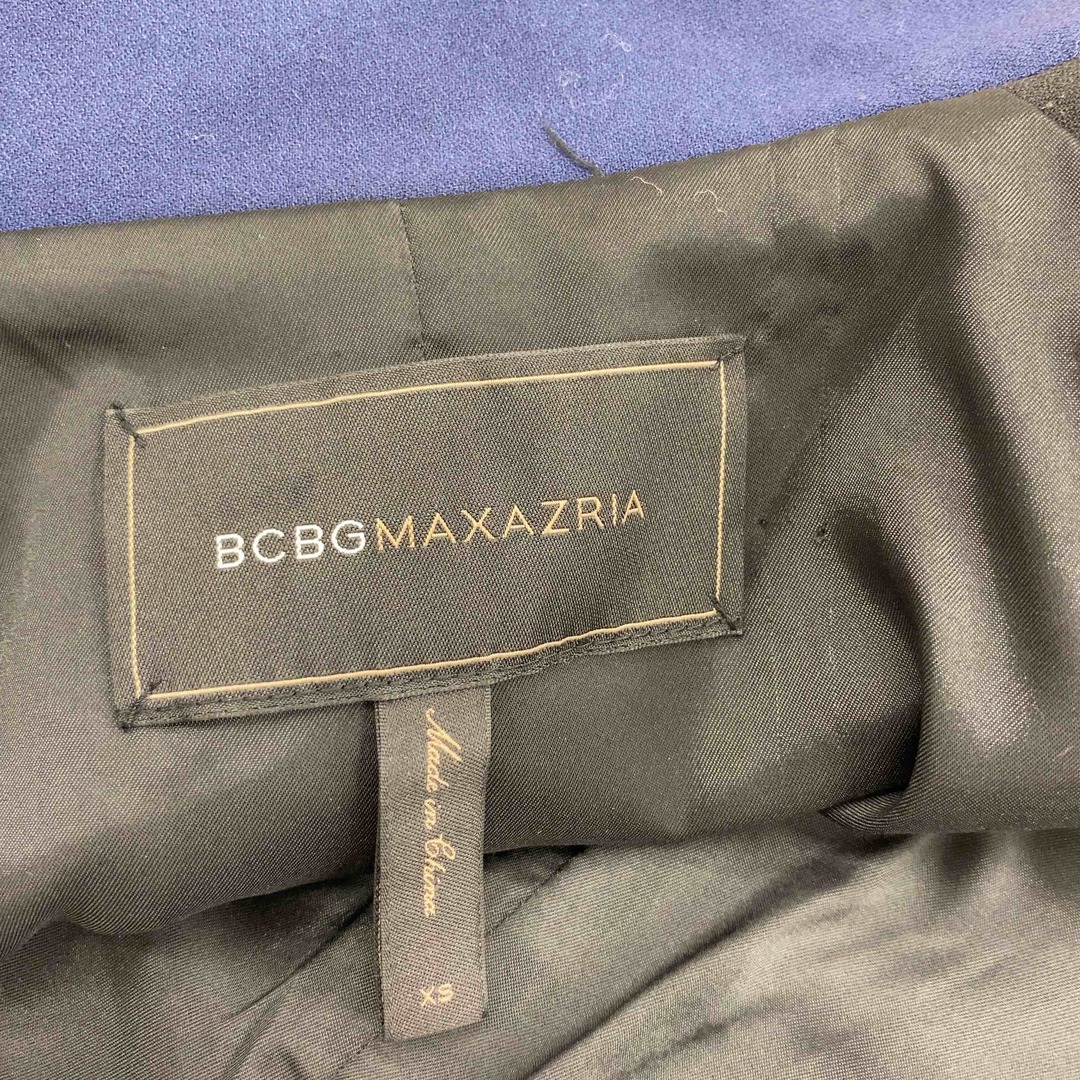 BCBGMAXAZRIA(ビーシービージーマックスアズリア)のBCBG MAXAZRIA ビーシービージーマックスアズリア レディース ノーカラージャケット サイズXS レディースのジャケット/アウター(ノーカラージャケット)の商品写真