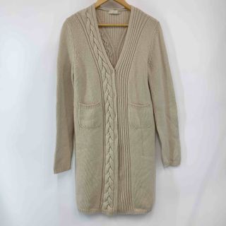 マックスマーラ(Max Mara)のMAX MARA マックスマーラ レディース カーディガン ニット ロング丈 カシミア混 アイボリー(カーディガン)