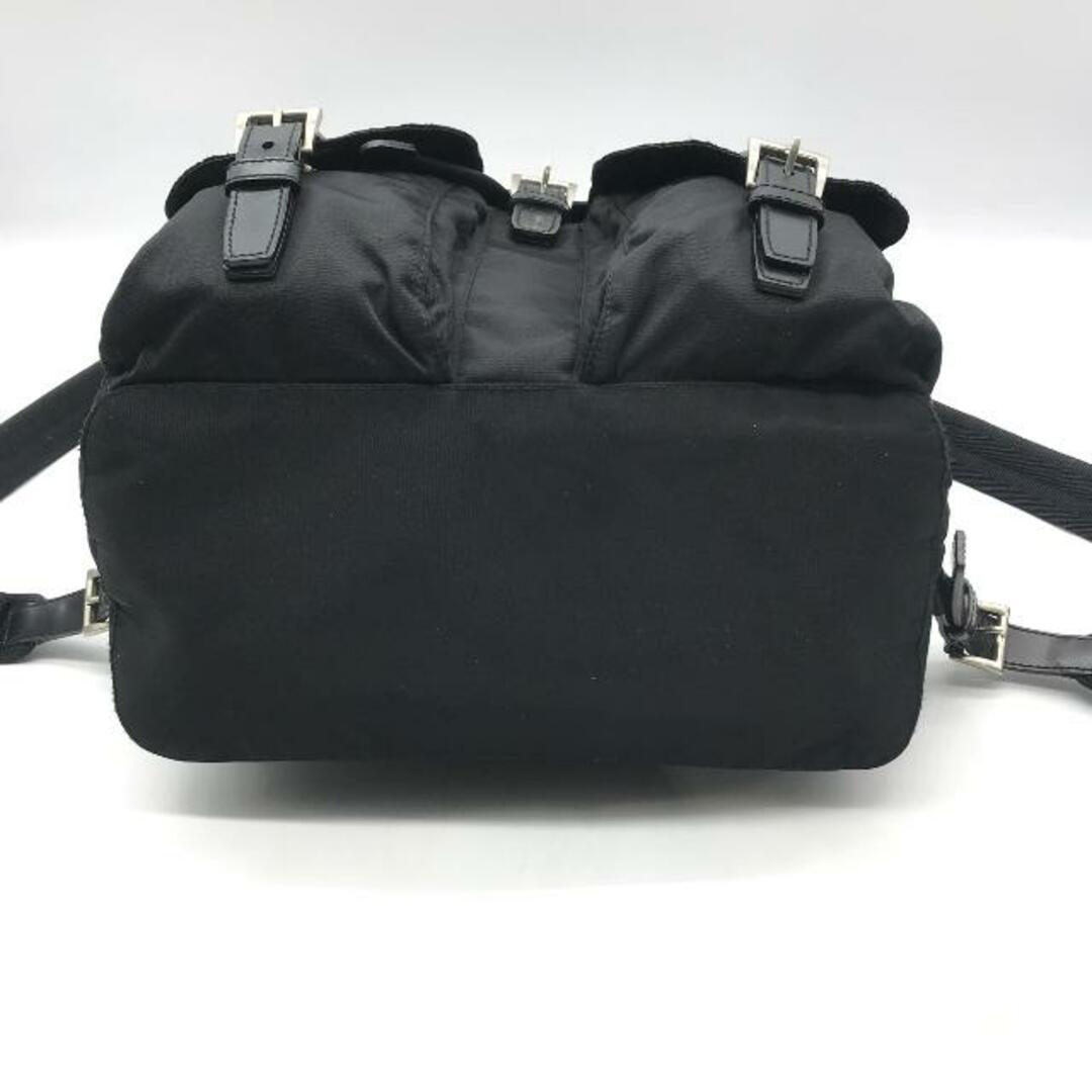 PRADA(プラダ)の良品 PRADA プラダ テスート ナイロン 三角 ロゴ 金具 リュック バッグ パック ブラック k1599 レディースのバッグ(リュック/バックパック)の商品写真