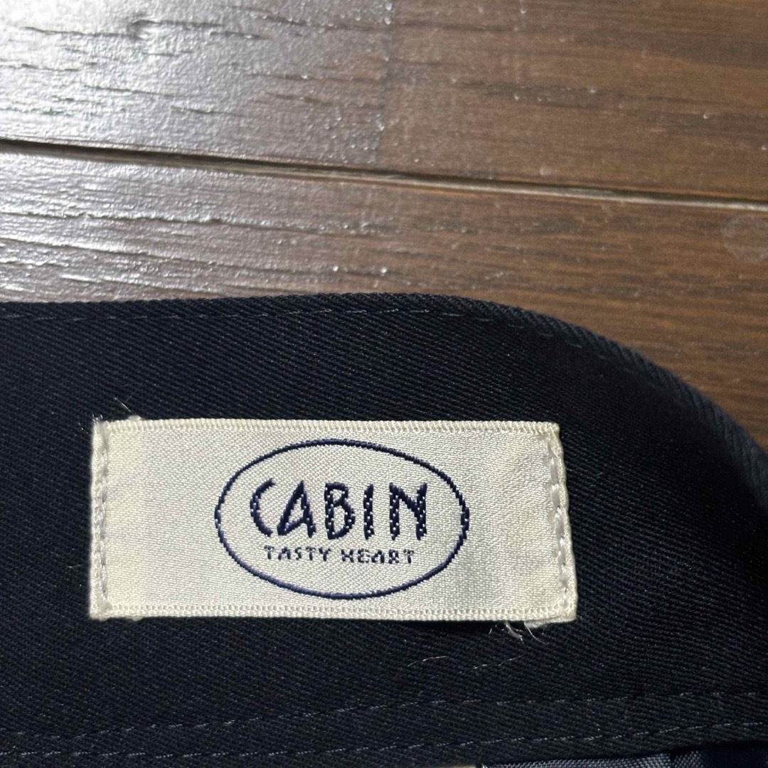 CABIN キャビン❗️ タイトスカート　ひざ丈　オフィス　制服　ネイビー　S レディースのスカート(ひざ丈スカート)の商品写真