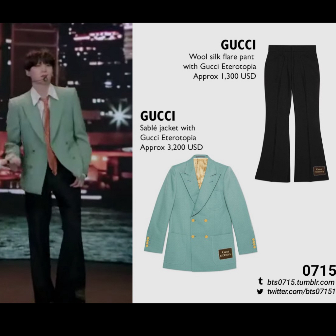 Gucci(グッチ)のgucci グッチ ダブルジャケット　BTS suga着用！ メンズのジャケット/アウター(テーラードジャケット)の商品写真