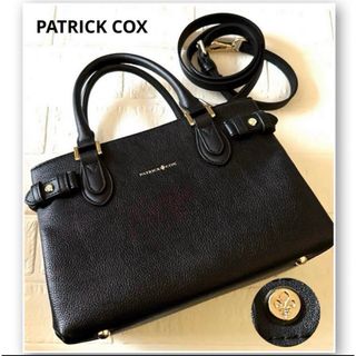 【極美品】PATRICK COK  2way 黒×金　レザー　ショルダー