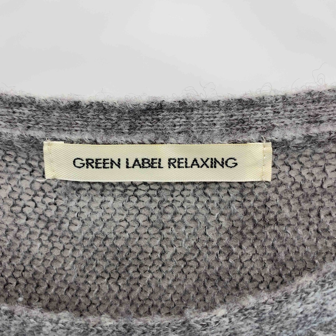 UNITED ARROWS green label relaxing(ユナイテッドアローズグリーンレーベルリラクシング)のUNITED ARROWS green label relaxing ユナイテッドアローズグリーンレーベルリラクシング レディース ニット/セーター 七分袖 グレー ウール混 レディースのトップス(ニット/セーター)の商品写真