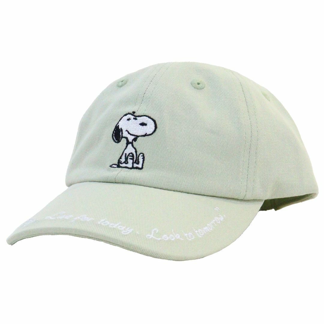 SNOOPY(スヌーピー)のSNOOPY スヌーピー キャップ まったり キッズ レディース★ミント【新品】 キッズ/ベビー/マタニティのこども用ファッション小物(帽子)の商品写真