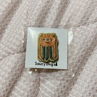 【Saucy Dog】カプセルトイ　ガチャガチャ　刺繍ピンバッジ　怪物(ミュージシャン)