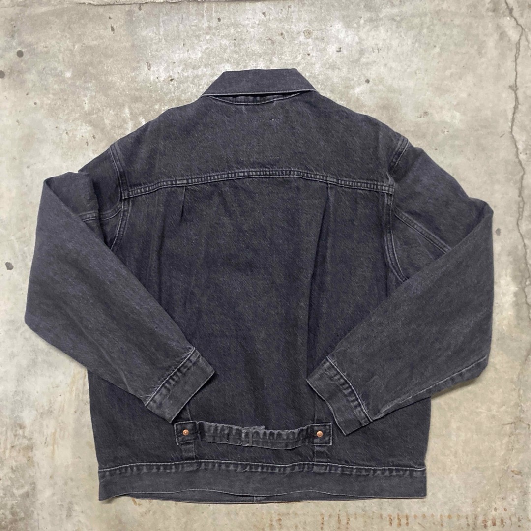Levi's - Levi′s 先染め Right-on ブラックデニムジャケット Levi's - Levi′s 先染め Right-on ブラックデニムジャケット