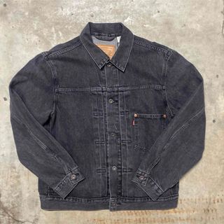 リーバイス(Levi's)のLevi′s 先染め Right-on ブラックデニムジャケット 対戦モデル(Gジャン/デニムジャケット)