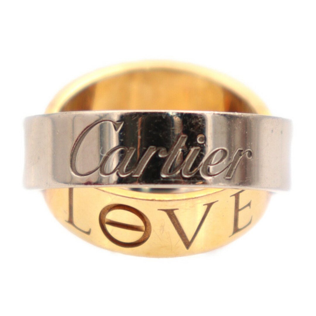 Cartier(カルティエ)のCARTIER カルティエ LOVE シークレット ラブリング リング・指輪 B4065047   Au750 K18 WG ホワイトゴールド PG ピンクゴールド   47【本物保証】 レディースのアクセサリー(リング(指輪))の商品写真