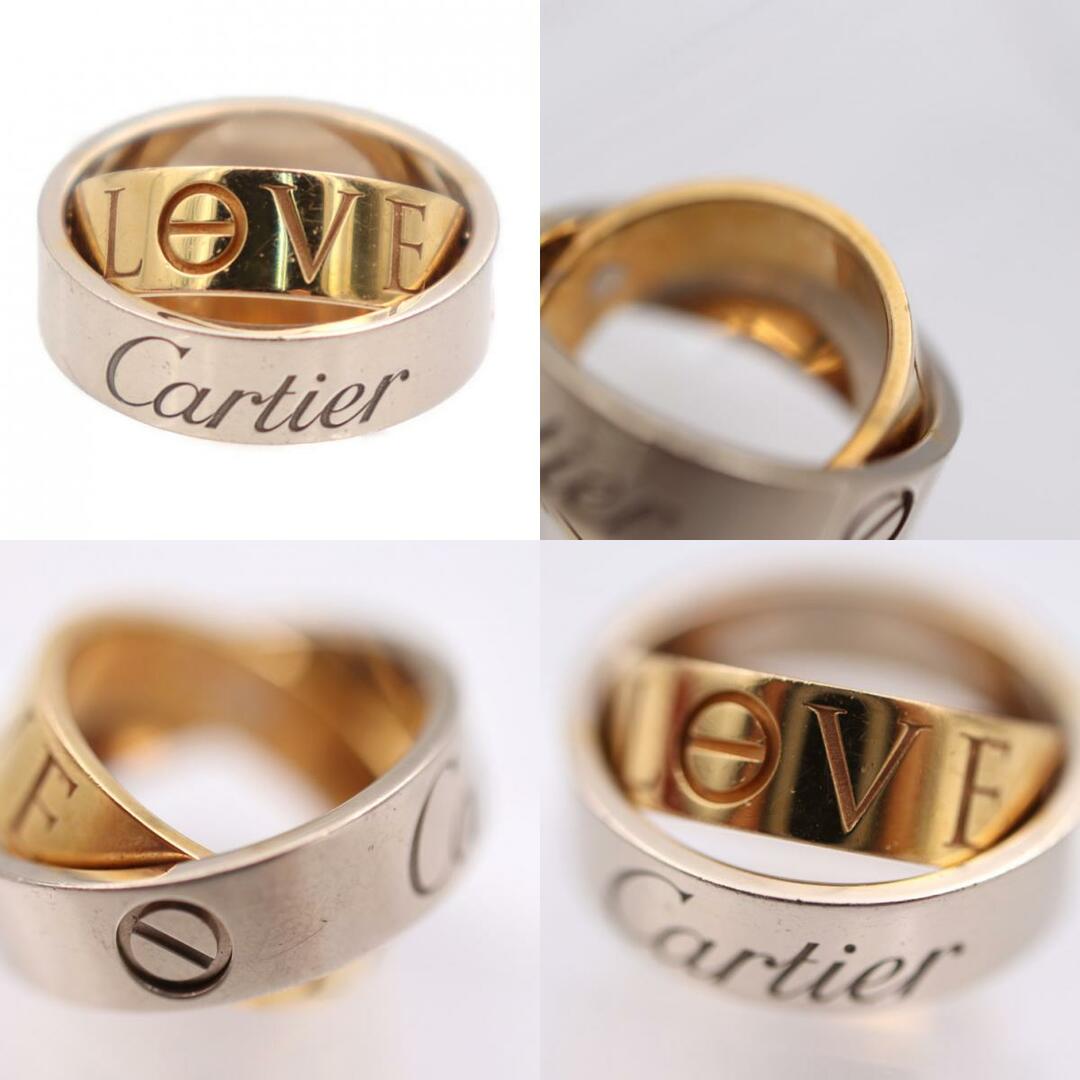 Cartier(カルティエ)のCARTIER カルティエ LOVE シークレット ラブリング リング・指輪 B4065047   Au750 K18 WG ホワイトゴールド PG ピンクゴールド   47【本物保証】 レディースのアクセサリー(リング(指輪))の商品写真