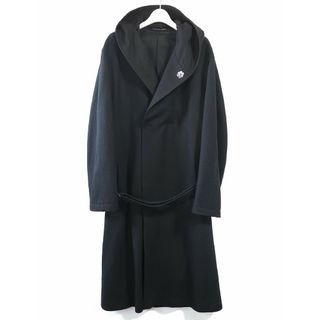 ヨウジヤマモトプールオム(Yohji Yamamoto POUR HOMME)の15AW Yohji Yamamoto POUR HOMME ウールフラノコート(ステンカラーコート)