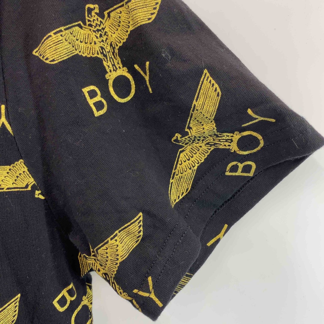 Boy London(ボーイロンドン)のBOY LONDON ボーイロンドン メンズ Tシャツ　半袖　ロゴプリント　黒　総柄 メンズのトップス(Tシャツ/カットソー(半袖/袖なし))の商品写真