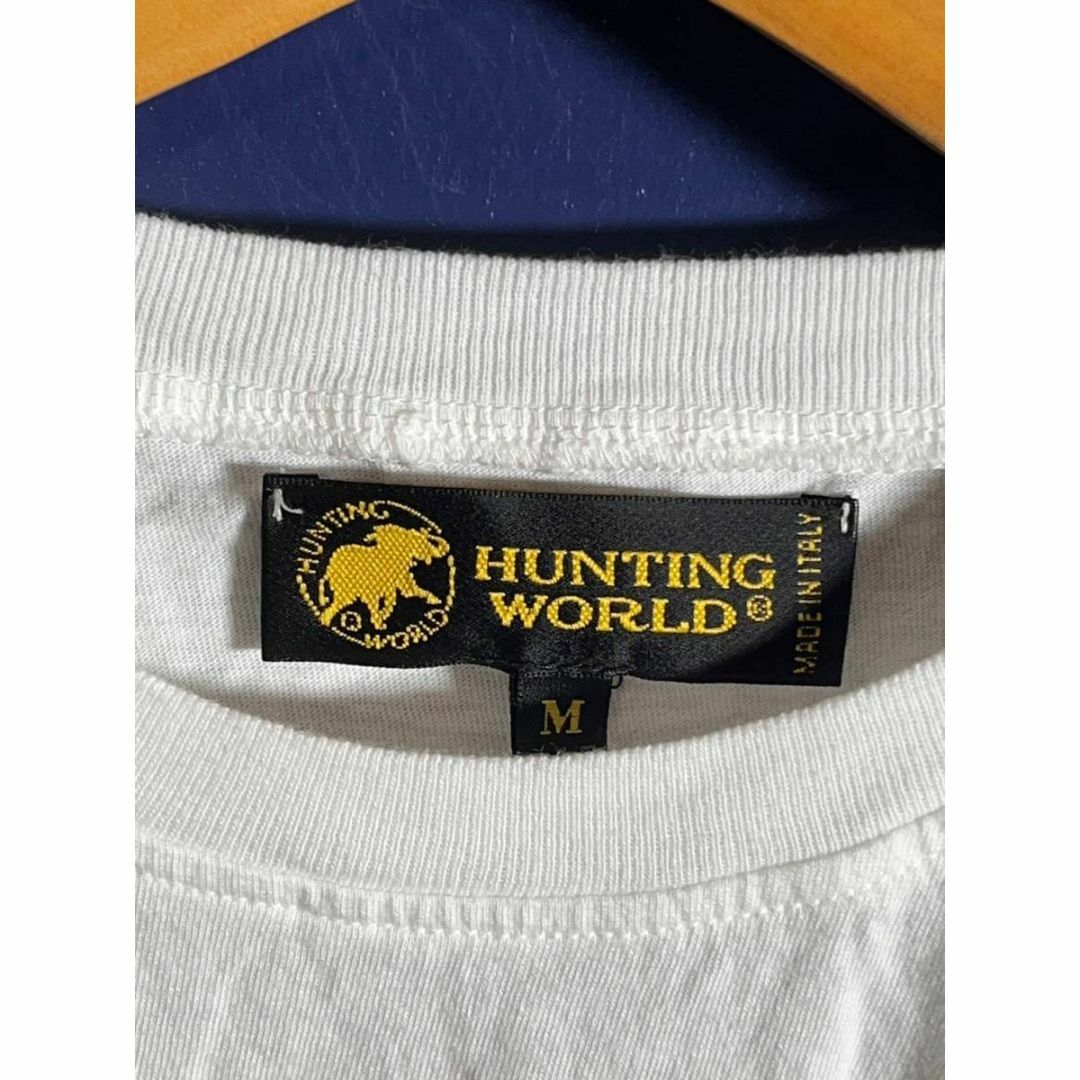 HUNTING WORLD(ハンティングワールド)のHUNTING WORLD　半袖　Tシャツ　胸ワンポイント　イタリア製 メンズのトップス(Tシャツ/カットソー(半袖/袖なし))の商品写真