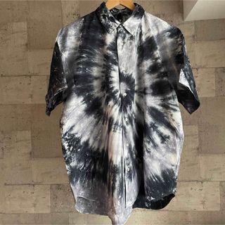 サイラス(SILAS)の新品タグ付き  SILAS サイラス TIE-DYE 半袖シャツ BLK XL(シャツ)