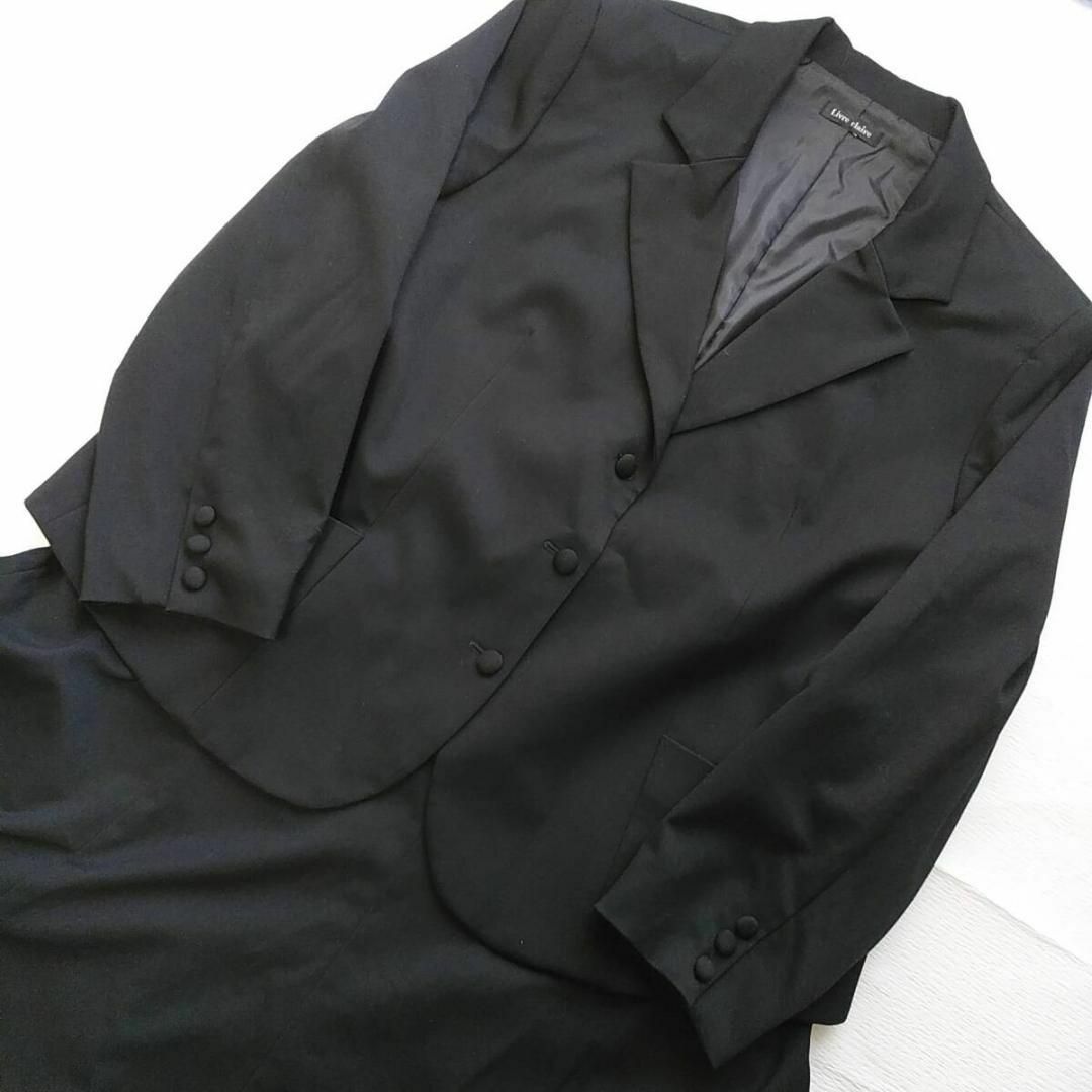 ニッセン(ニッセン)の大きいサイズ31　6L　Livre claire　ママスーツ　喪服　スカート レディースのフォーマル/ドレス(礼服/喪服)の商品写真