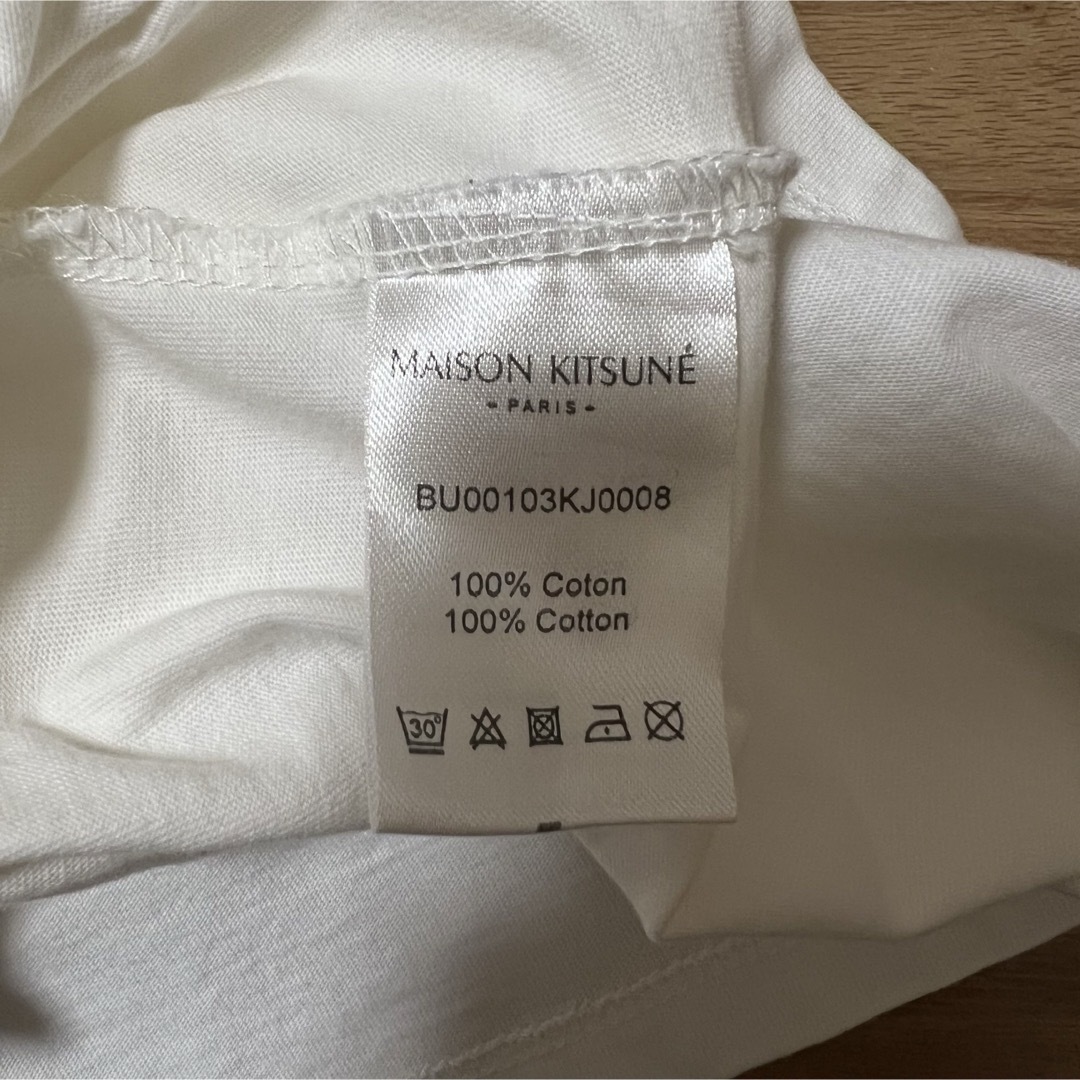 MAISON KITSUNE'(メゾンキツネ)のMAISON KITSUNE メゾンキツネ ダブルフォックス Tシャツ メンズのトップス(Tシャツ/カットソー(半袖/袖なし))の商品写真