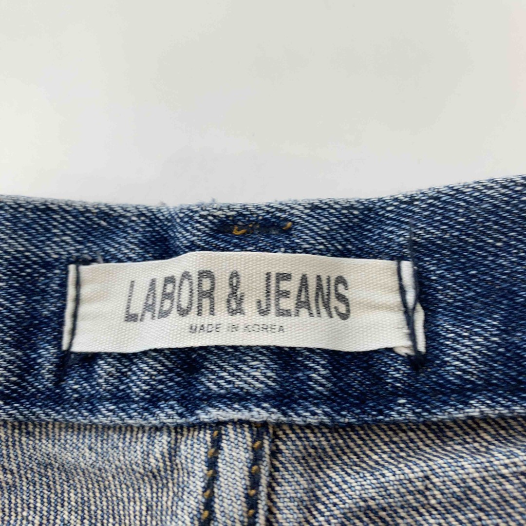 LABOR&JEANS COMFORTABLE レディース ショートパンツ ブルー tk レディースのパンツ(ショートパンツ)の商品写真