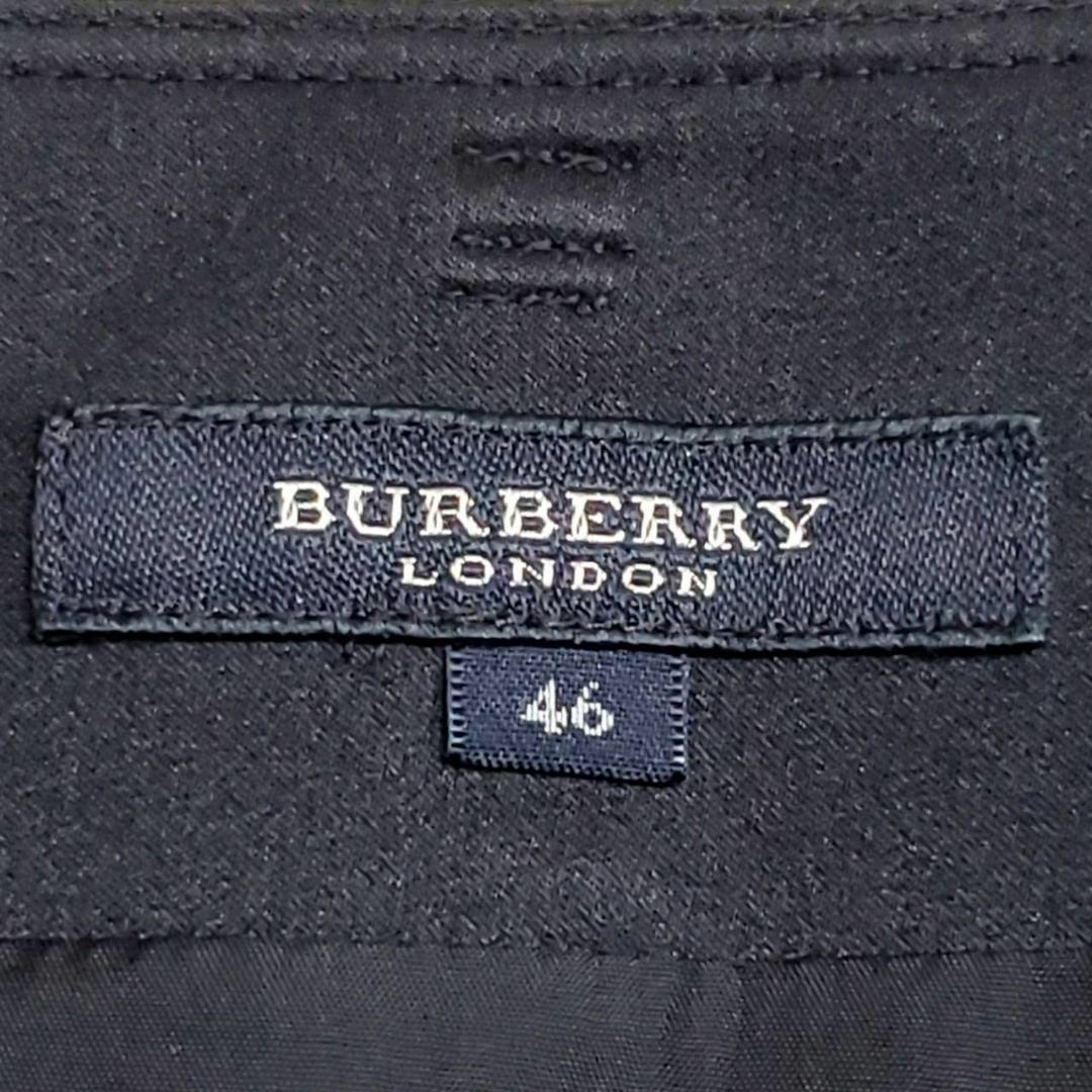 BURBERRY(バーバリー)の極美品 4L バーバリー 台形 ひざ丈スカート 紺 チェック 大きいサイズ 46 レディースのスカート(ひざ丈スカート)の商品写真