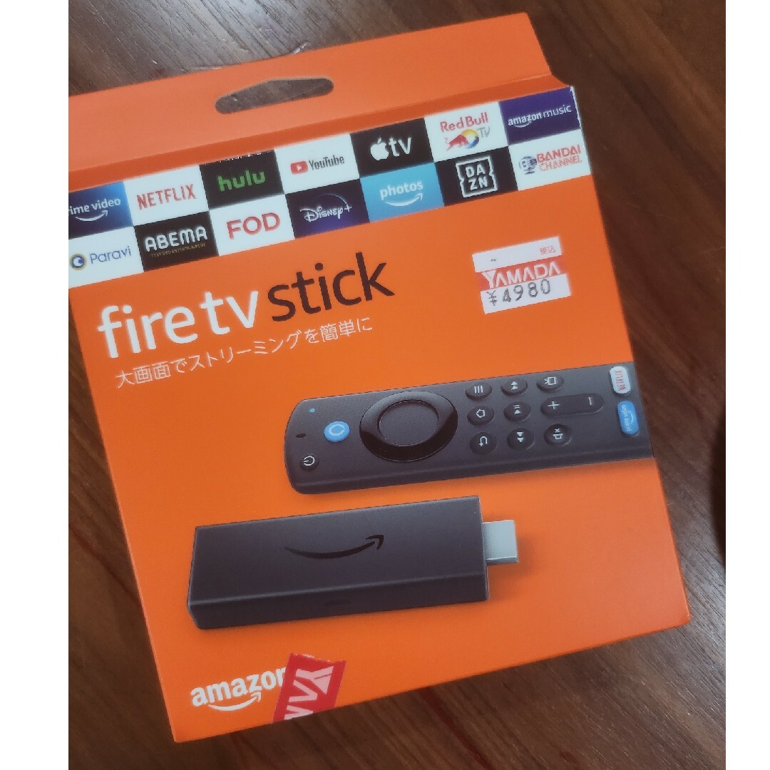 Amazon(アマゾン)のAmazon｜アマゾン Fire TV Stick - Alexa対応音声認識… スマホ/家電/カメラのスマートフォン/携帯電話(その他)の商品写真