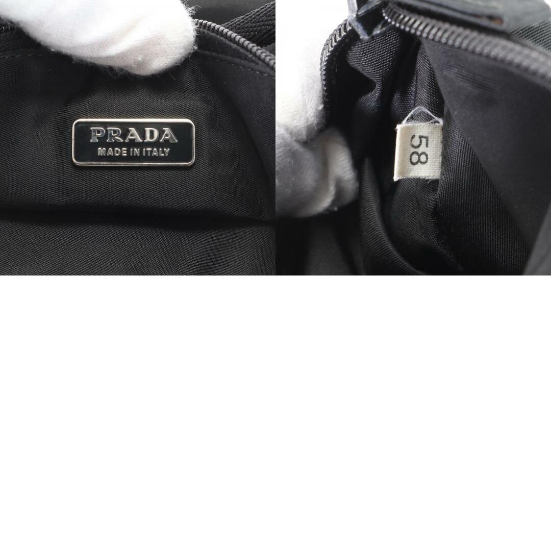 PRADA(プラダ)の美品 プラダ テスート ナイロン 三角ロゴ ハンドバッグ トップハンドル トート ブラック ショルダー 定番 レディース MME U5-7 レディースのバッグ(ハンドバッグ)の商品写真