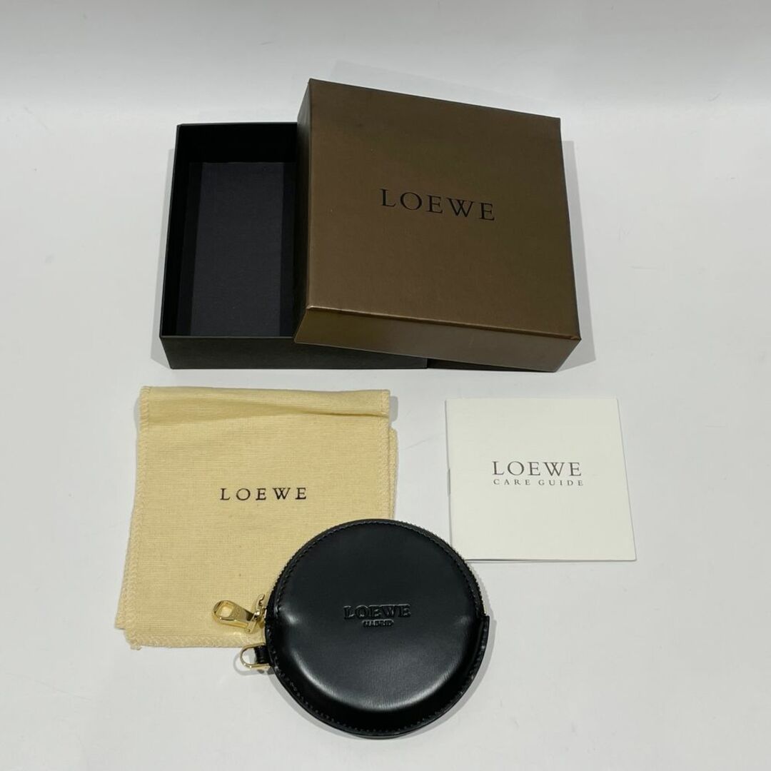 LOEWE(ロエベ)のLOEWE コインケース ロゴ 丸型 ラウンド 小銭入れ ヴィンテージ レザー レディースのファッション小物(コインケース)の商品写真