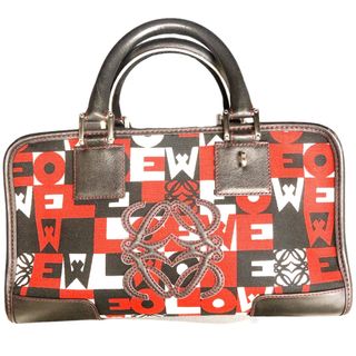 LOEWE - 　ロエベ LOEWE アマソナ28 レザー レディース ボストンバッグ