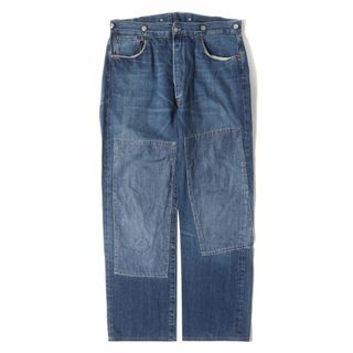 リーバイス(Levi's)のLevis リーバイス デニムパンツ サイズ:36 90s 1873年復刻 501 リペア加工 デニム パンツ 125-0025 バレンシア工場製 米国製 インディゴ 90年代 ボトムス ジーンズ【メンズ】【中古】(デニム/ジーンズ)