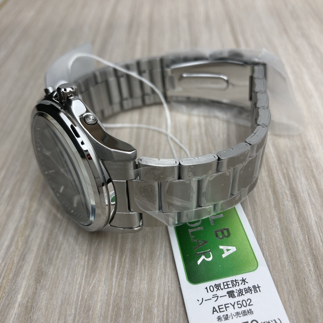 ALBA(アルバ)のSEIKO アルバ メンズ　ソーラー電波腕時計　AEFY502 メンズの時計(腕時計(アナログ))の商品写真