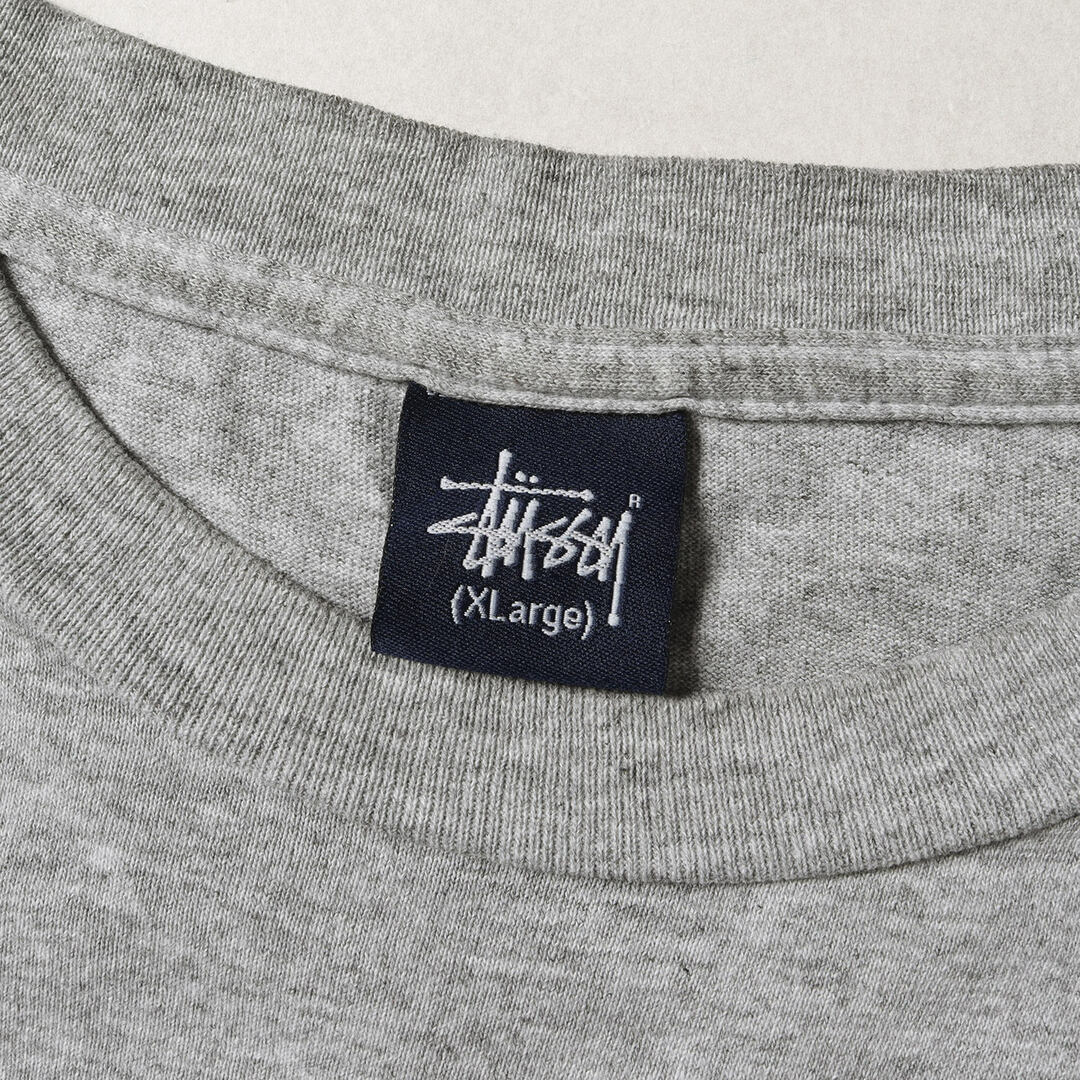 STUSSY(ステューシー)のSTUSSY ステューシー Tシャツ サイズ:XL 00s オールドフォト クルーネック 半袖Tシャツ ヘザーグレー 00年代 トップス カットソー【メンズ】【中古】 メンズのトップス(Tシャツ/カットソー(半袖/袖なし))の商品写真