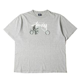 ステューシー(STUSSY)のSTUSSY ステューシー Tシャツ サイズ:XL 00s オールドフォト クルーネック 半袖Tシャツ ヘザーグレー 00年代 トップス カットソー【メンズ】【中古】(Tシャツ/カットソー(半袖/袖なし))