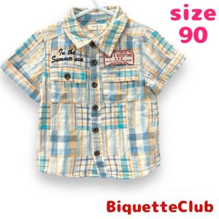 ビケットクラブ(Biquette Club)のBiquette Club 半袖 シャツ サイズ90 即日発送(Tシャツ/カットソー)