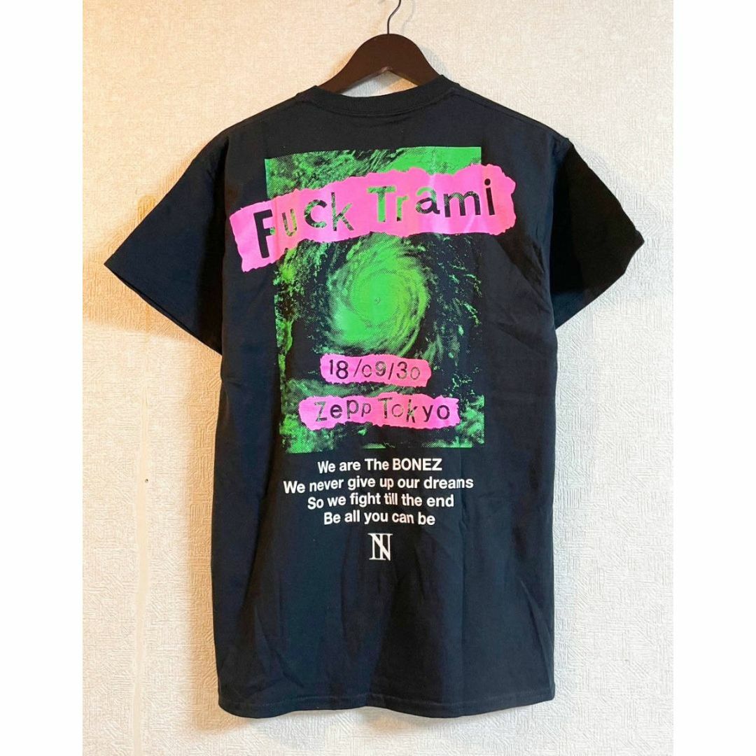 THE BONEZ　ボーンズ 　Fuck Trami 　半袖　Tシャツ　2018 エンタメ/ホビーのタレントグッズ(ミュージシャン)の商品写真