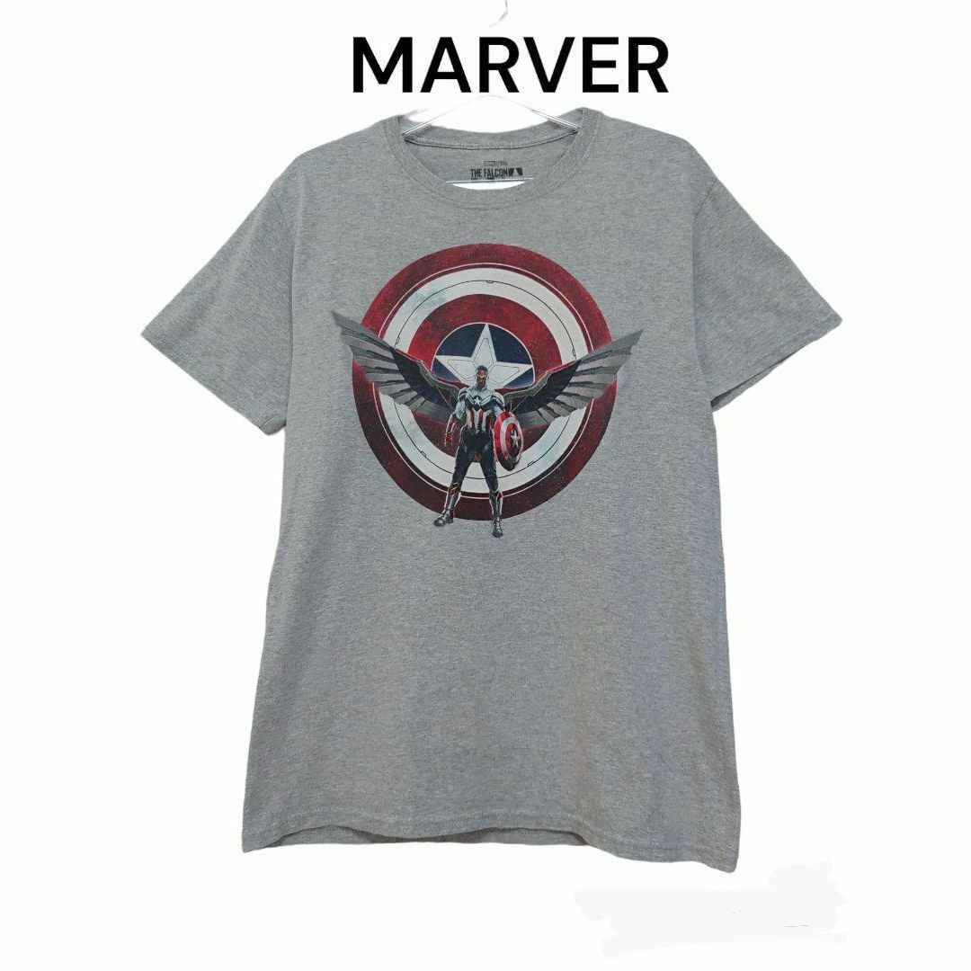 MARVEL(マーベル)のMARVEL　ファルコン&ウィンターソルジャー　Tシャツ　半袖　マーベル　古着 メンズのトップス(Tシャツ/カットソー(半袖/袖なし))の商品写真