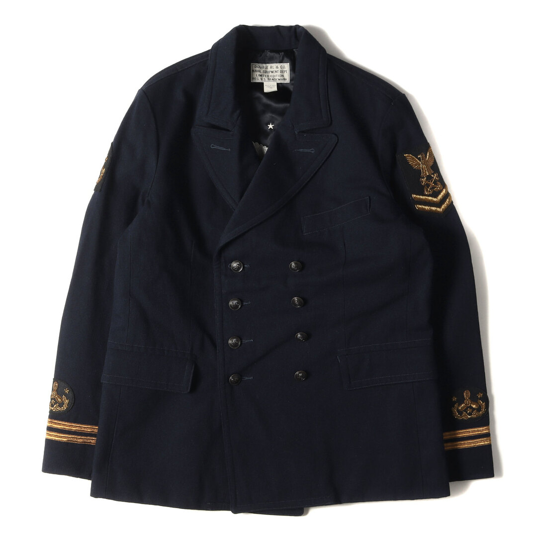 RRL(ダブルアールエル)の美品 RRL ダブルアールエル ジャケット サイズ:L LIMITED EDITION U.S.NAVY アドミラルジャケット / Pコート Admiral Jacket ネイビー 紺 ラルフローレン アウター ブルゾン 上着【メンズ】【中古】 メンズのジャケット/アウター(ピーコート)の商品写真