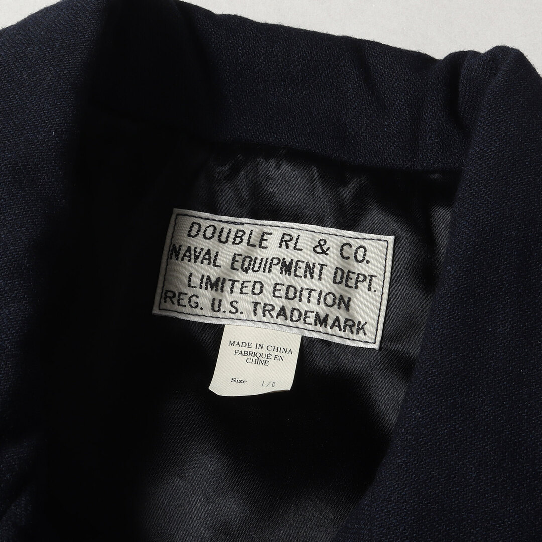 RRL(ダブルアールエル)の美品 RRL ダブルアールエル ジャケット サイズ:L LIMITED EDITION U.S.NAVY アドミラルジャケット / Pコート Admiral Jacket ネイビー 紺 ラルフローレン アウター ブルゾン 上着【メンズ】【中古】 メンズのジャケット/アウター(ピーコート)の商品写真