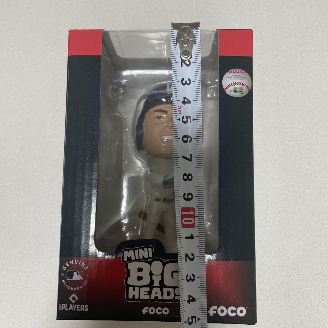 大谷翔平　mini big heads 人形 スポーツ/アウトドアの野球(記念品/関連グッズ)の商品写真