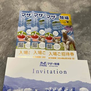 マザー牧場  入園券　3枚セット 6月30日迄　素早くご発送します！(遊園地/テーマパーク)