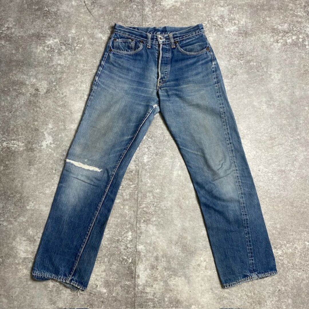 Levi's(リーバイス)のジャンクコンディション 60's Levi's 503BXX 最終 デニム 刻印W 赤耳 BIG E 赤タブ リペア ヴィンテージ 296U メンズのパンツ(デニム/ジーンズ)の商品写真