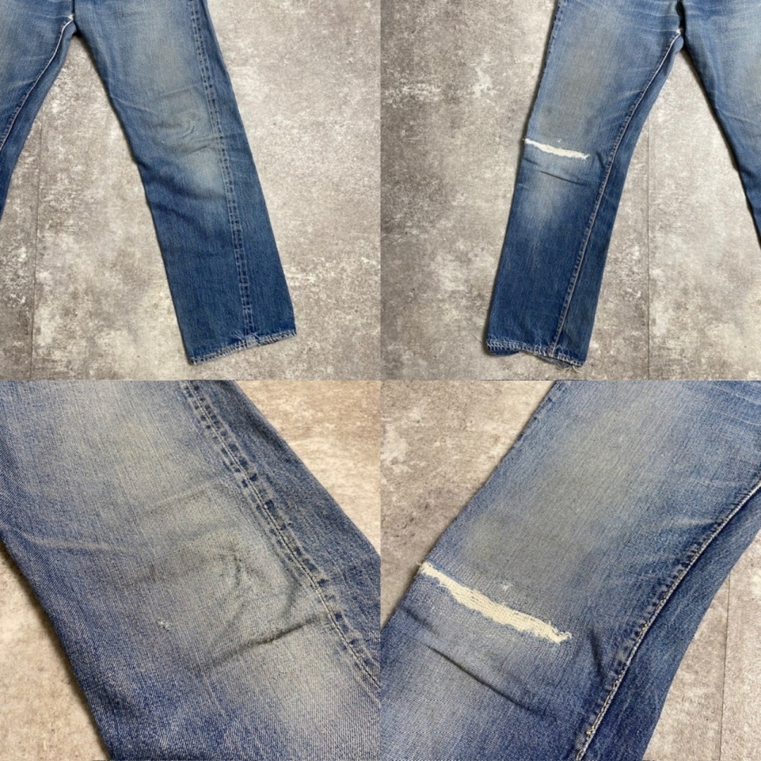 Levi's(リーバイス)のジャンクコンディション 60's Levi's 503BXX 最終 デニム 刻印W 赤耳 BIG E 赤タブ リペア ヴィンテージ 296U メンズのパンツ(デニム/ジーンズ)の商品写真