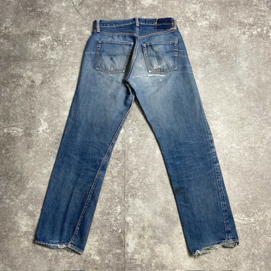 Levi's(リーバイス)のジャンクコンディション 60's Levi's 503BXX 最終 デニム 刻印W 赤耳 BIG E 赤タブ リペア ヴィンテージ 296U メンズのパンツ(デニム/ジーンズ)の商品写真