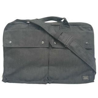 ポーター(PORTER)のPORTER ポーター スモーキー 2way ブリーフケース ブラック ショルダーバッグ 大容量【中古】12403K382(ショルダーバッグ)