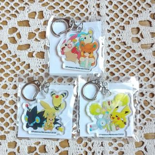 ポケモン - ポケモンセンターオンライン 8周年記念 キーホルダー 全3種類セット