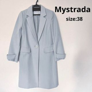 マイストラーダ(Mystrada)のマイストラーダ　水色　コート(ロングコート)